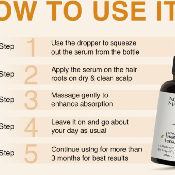 Advanced Hair Growth Serum Nourish Mantra - Picture 3 of 4